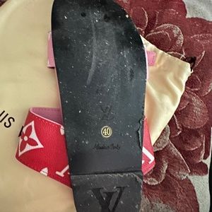 Louis Vuitton Pink & Red